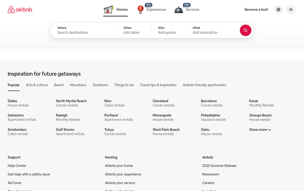 Airbnb screenshot