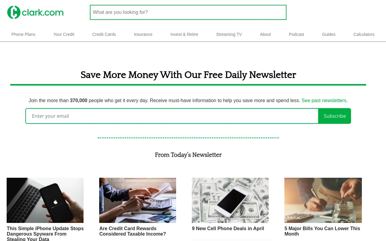 Clark Howard screenshot