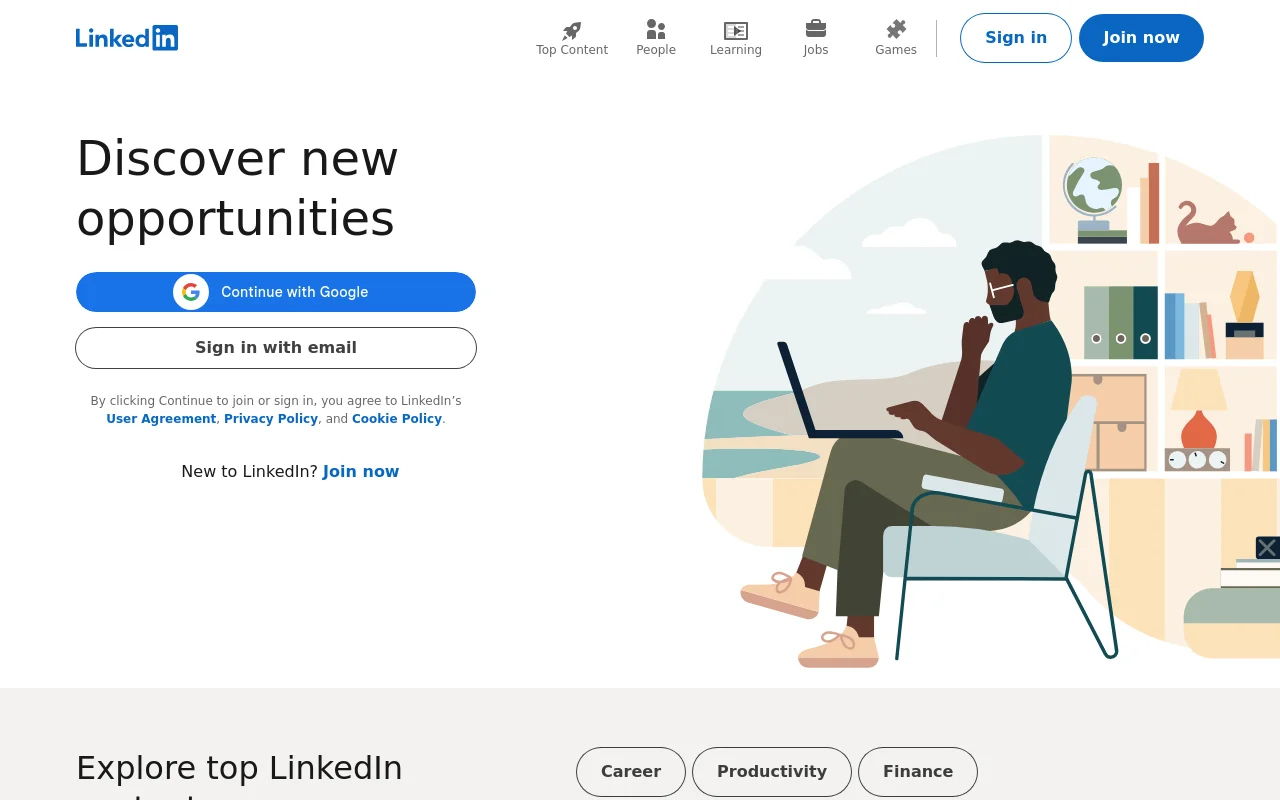 LinkedIn screenshot