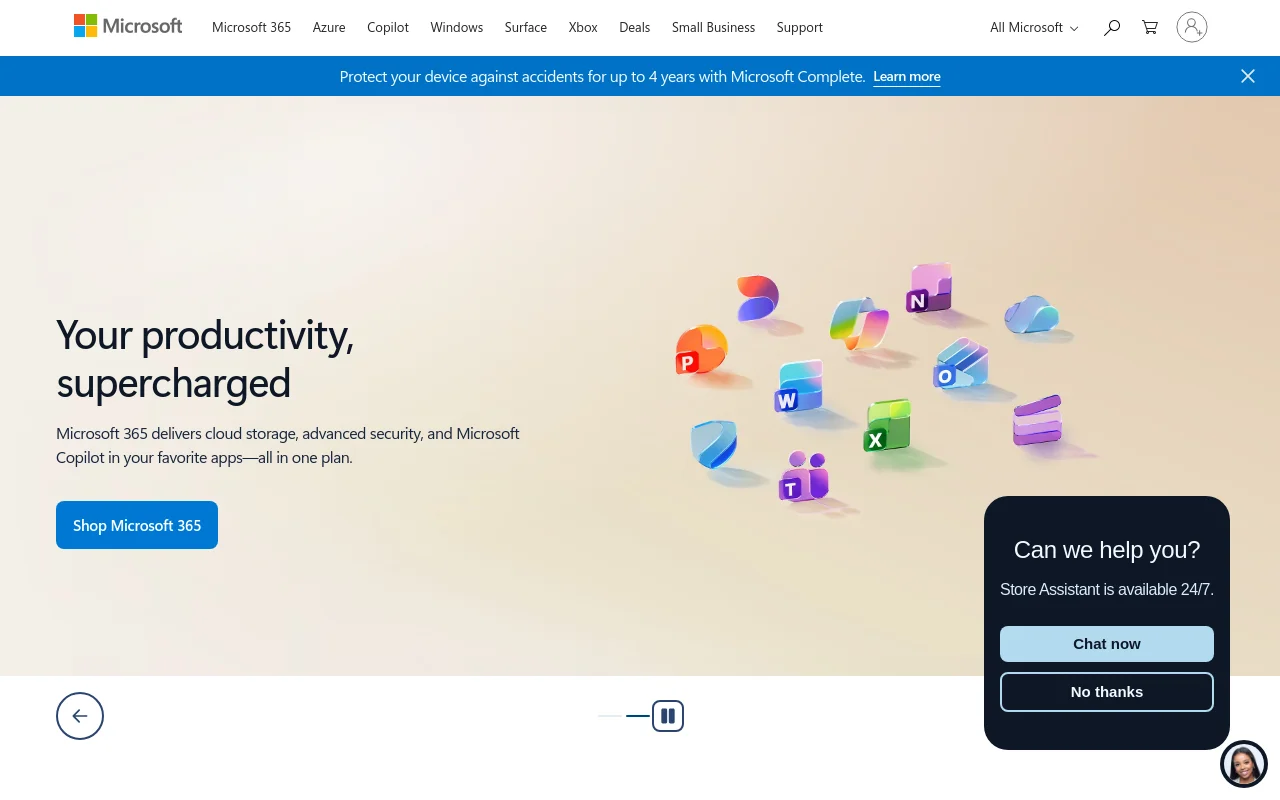 Microsoft screenshot