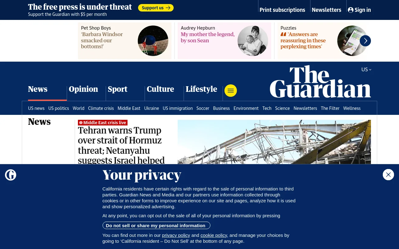 The Guardian screenshot