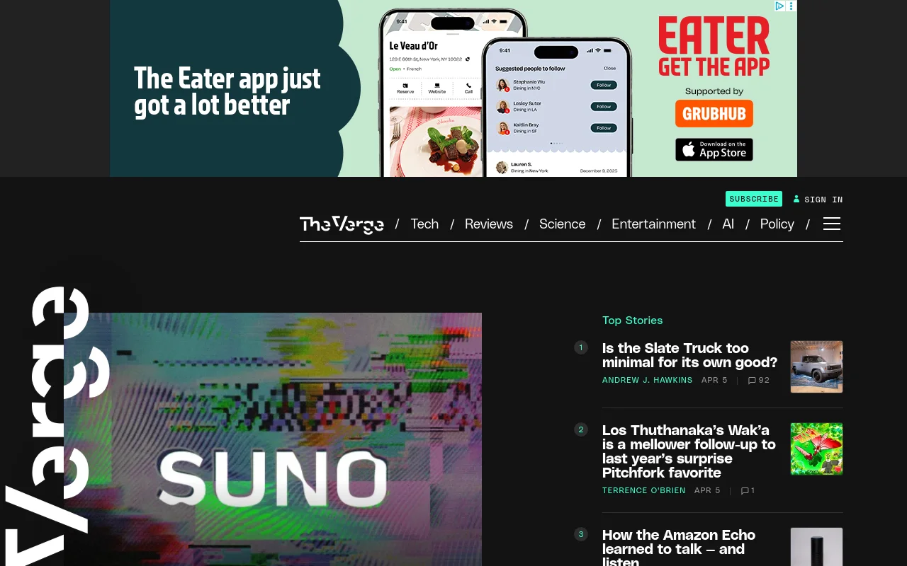 The Verge screenshot
