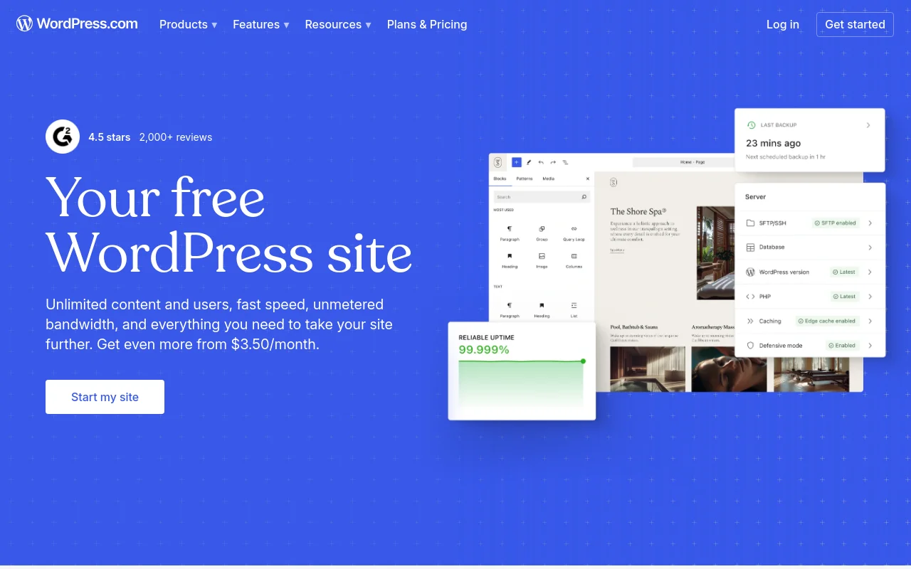 WordPress.com screenshot