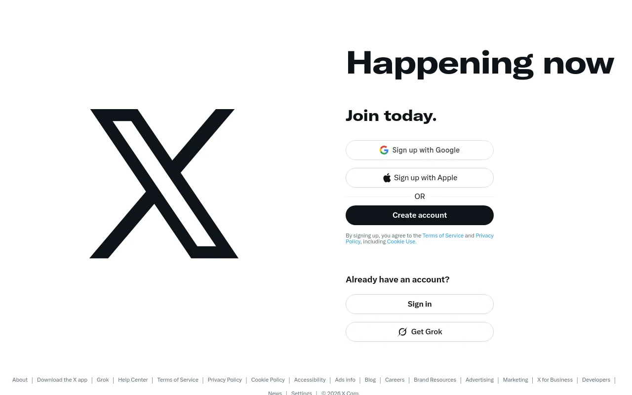 X (Twitter) screenshot